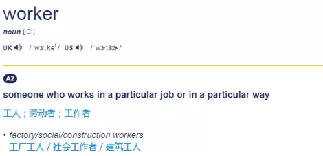 “打工人”用英语怎么说？