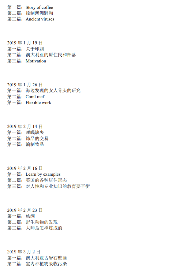 2020年12月12日雅思阅读考试预测