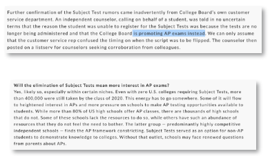 College Board正式官宣：取消SAT2和SAT写作考试，SAT机考或将出现！