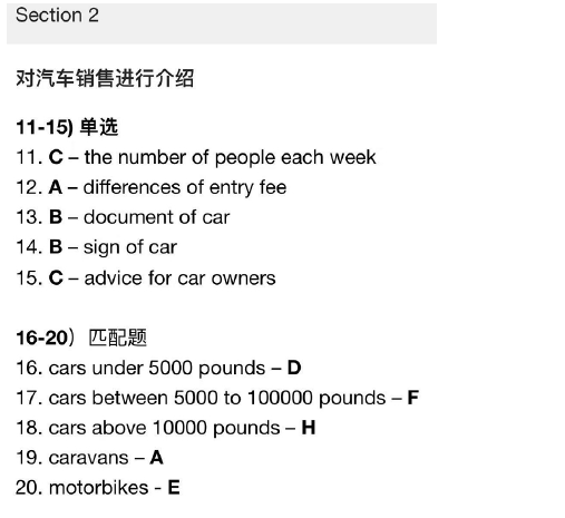 新航道2021年4月24日雅思听力考试预测（上）