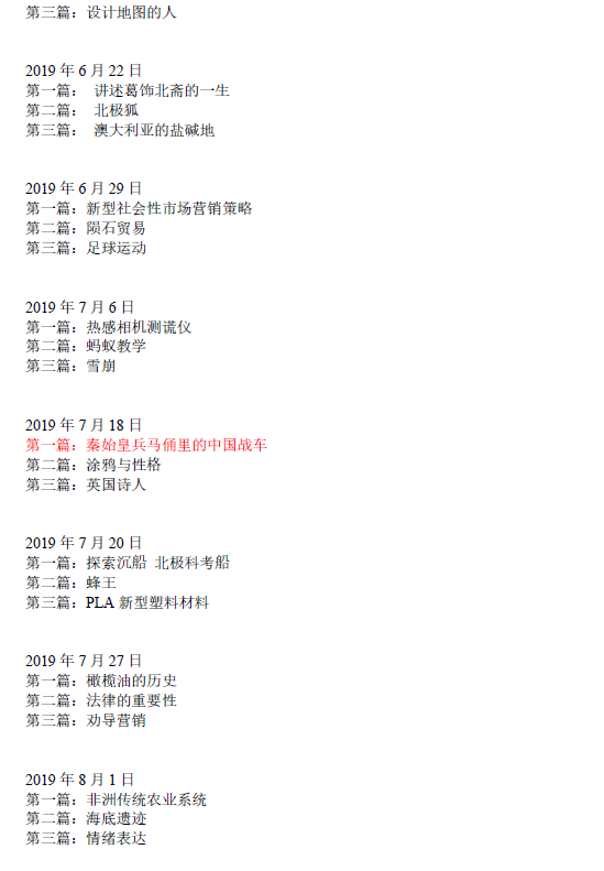 新航道2021年4月24日雅思阅读考试预测