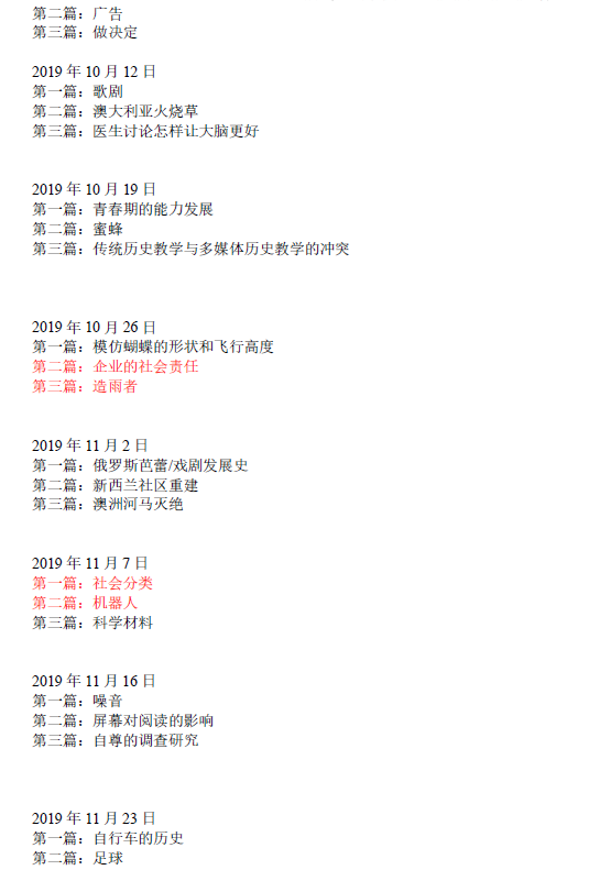 新航道2021年4月24日雅思阅读考试预测