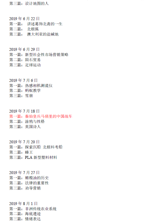 新航道2021年4月29日雅思阅读考试预测