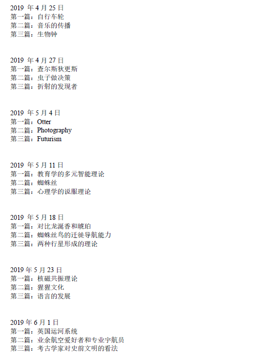 新航道2021年5月15日雅思阅读考试预测