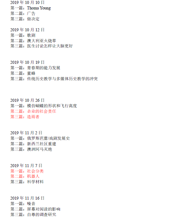 新航道2021年5月15日雅思阅读考试预测