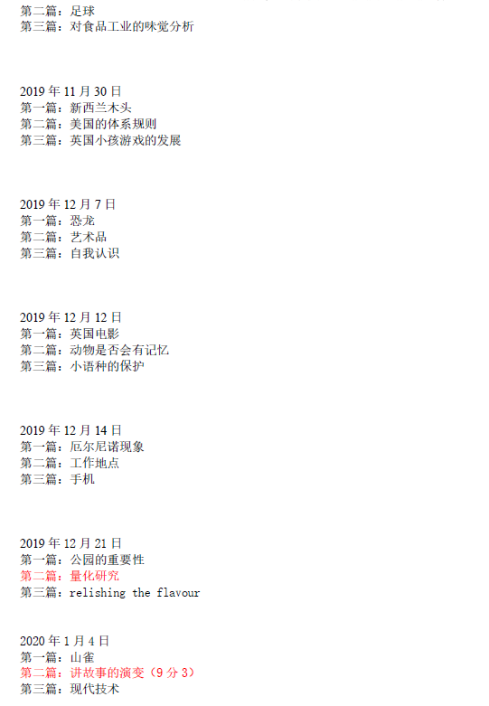 新航道2021年5月20日雅思阅读考试预测