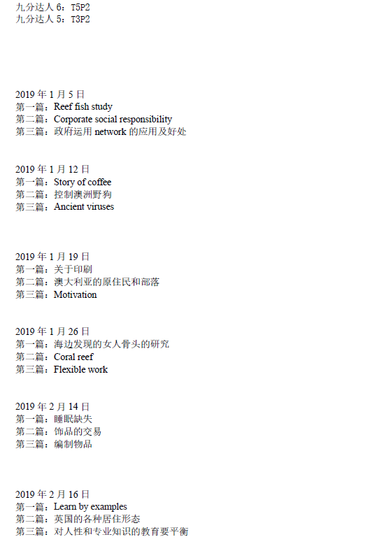 新航道2021年5月29日雅思阅读考试预测