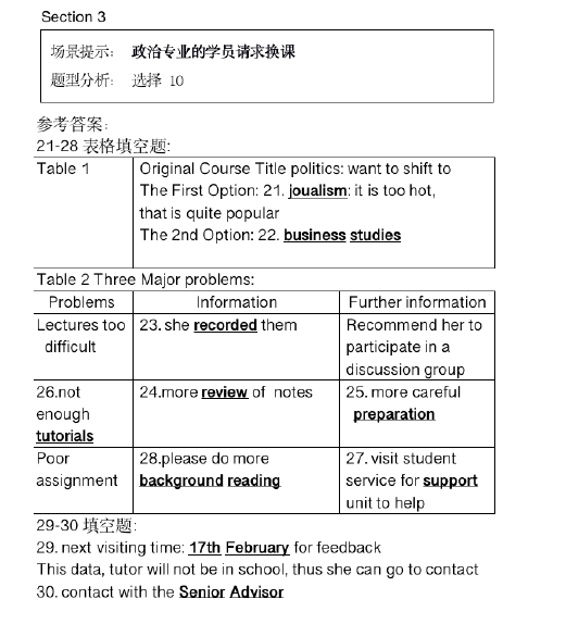 新航道2021年6月17&19日雅思听力考试预测（下）