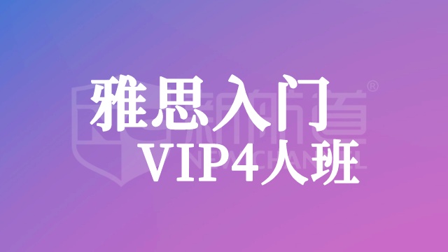 雅思入门VIP4人班