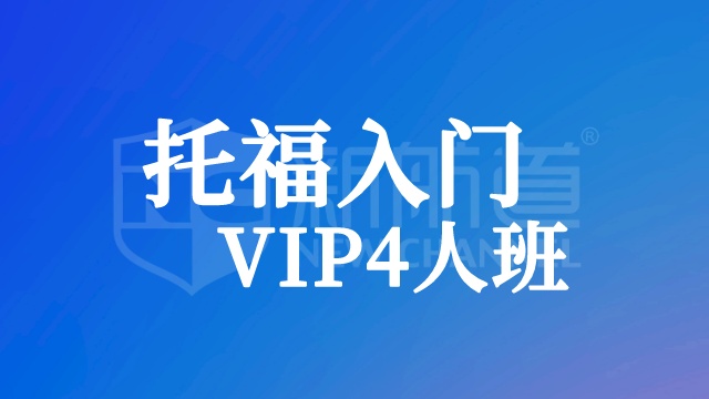 托福基础VIP4人班