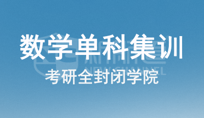 数学单科集训