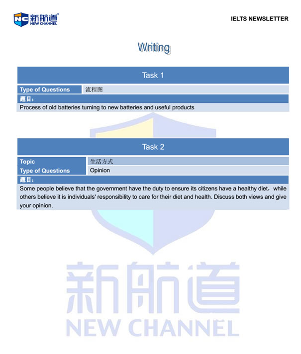 成都新航道雅思听力回忆官方版4