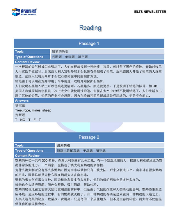 成都新航道2014年8月2日雅思考试回忆3