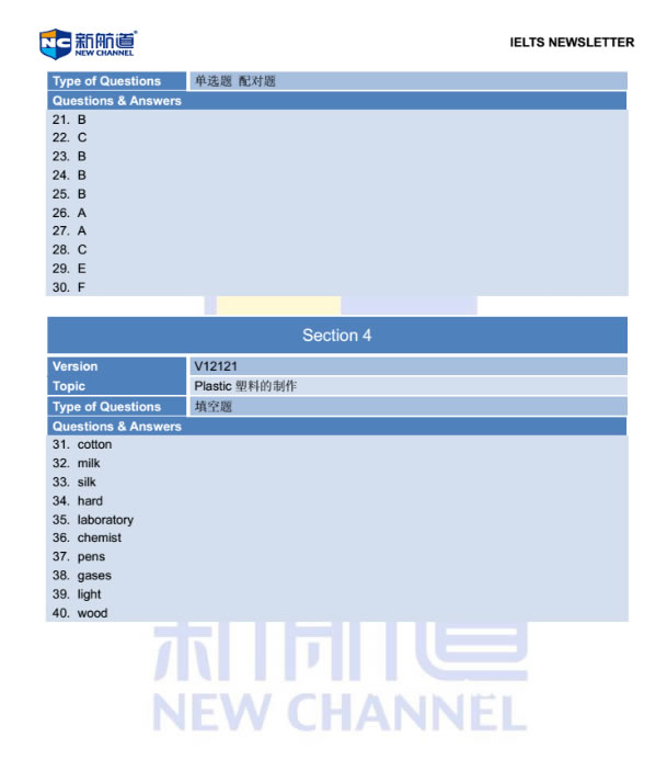 成都雅思 成都雅思考试 成都雅思考试回忆 成都雅思考试答案 2月7日答案