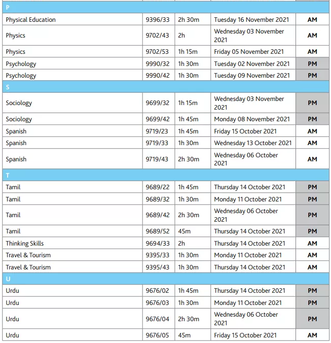 CAIE考试局2021年秋季A-Level报名及考试时间8.png CAIE考试局2021年秋季A-Level报名及考试时间8.png