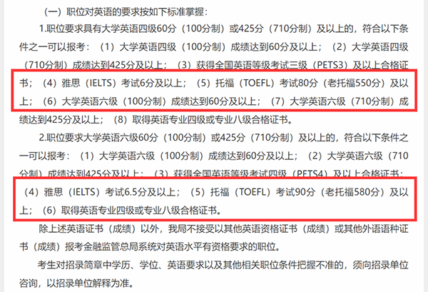 2024国考公告发布，雅思/托福成绩成众多国考岗位报考刚需！