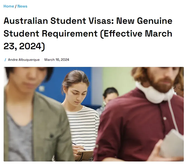新！澳洲留学「签证新政」已生效！削减学生签证以来，“八大”留学生数量没降反增？