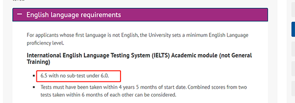 20所最受中国学生青睐的英国大学，它们的雅思要求是多少呢？