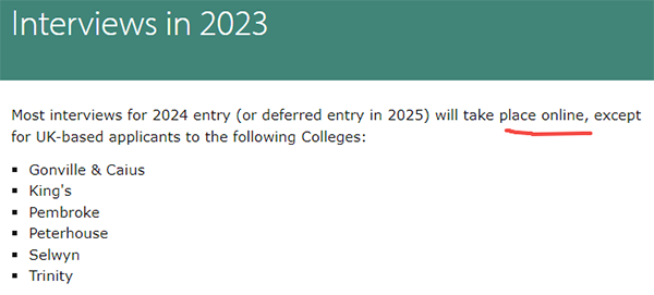 重磅！剑桥6所院校宣布将恢复线下面试！