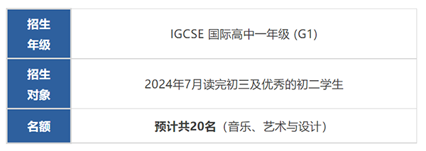 深国交2024-25年常规生、艺术生招生启动！