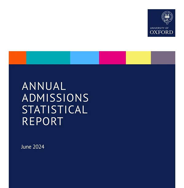 继剑桥后，牛津发布最新本科录取数据报告，23年平均录取率16%！
