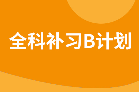 国际高中全科补习B计划