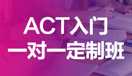 ACT个性化1对1课程-新航道深圳学校