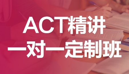 ACT精讲一对一定制班-新航道深圳学校