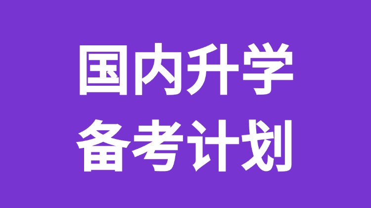 国内备考计划