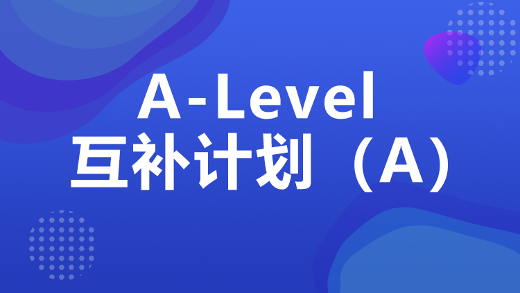 A-level互补计划A